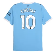 Maillot de Foot Manchester City Cherki 10 Tenue Domicile 2025/26