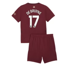 Maillot de Foot Manchester City De Bruyne 17 Enfant Tenue Third 2024/25 Maillot de Foot Manchester City De Bruyne 17 Enfant Tenue Third 2024/25