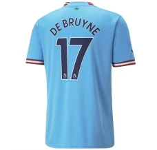 Maillot de Foot Manchester City De Bruyne 17 Tenue Domicile 2022/23 Maillot de Foot Manchester City De Bruyne 17 Tenue Domicile 2022/23