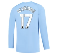 Maillot de Foot Manchester City De Bruyne 17 Tenue Domicile 2023/24 Manche Longue Maillot de Foot Manchester City De Bruyne 17 Tenue Domicile 2023/24 Manche Longue