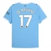 Maillot de Foot Manchester City De Bruyne 17 Tenue Domicile 2025/26