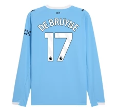 Maillot de Foot Manchester City De Bruyne 17 Tenue Domicile 2025/26 Manche Longue Maillot de Foot Manchester City De Bruyne 17 Tenue Domicile 2025/26 Manche Longue