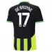 Maillot de Foot Manchester City De Bruyne 17 Tenue Extérieur 2024/25