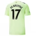 Maillot de Foot Manchester City De Bruyne 17 Tenue Third 2022/23