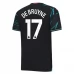 Maillot de Foot Manchester City De Bruyne 17 Tenue Third 2023/24
