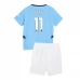 Maillot de Foot Manchester City Doku 11 Enfant Tenue Domicile 2024/25