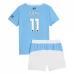 Maillot de Foot Manchester City Doku 11 Enfant Tenue Domicile 2025/26