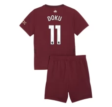 Maillot de Foot Manchester City Doku 11 Enfant Tenue Third 2024/25