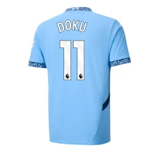 Maillot de Foot Manchester City Doku 11 Tenue Domicile 2024/25 Maillot de Foot Manchester City Doku 11 Tenue Domicile 2024/25