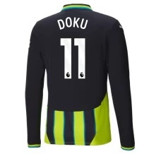 Maillot de Foot Manchester City Doku 11 Tenue Extérieur 2024/25 Manche Longue