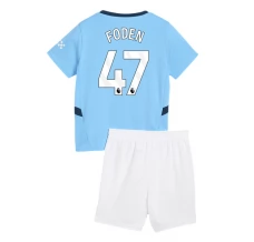 Maillot de Foot Manchester City Foden 47 Enfant Tenue Domicile 2024/25