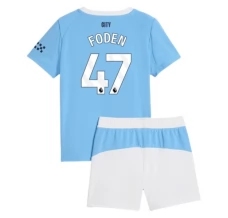 Maillot de Foot Manchester City Foden 47 Enfant Tenue Domicile 2025/26 Maillot de Foot Manchester City Foden 47 Enfant Tenue Domicile 2025/26