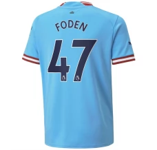 Maillot de Foot Manchester City Foden 47 Tenue Domicile 2022/23 Maillot de Foot Manchester City Foden 47 Tenue Domicile 2022/23