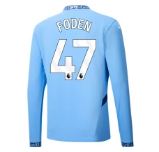 Maillot de Foot Manchester City Foden 47 Tenue Domicile 2024/25 Manche Longue Maillot de Foot Manchester City Foden 47 Tenue Domicile 2024/25 Manche Longue