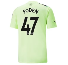 Maillot de Foot Manchester City Foden 47 Tenue Third 2022/23