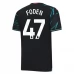 Maillot de Foot Manchester City Foden 47 Tenue Third 2023/24