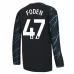 Maillot de Foot Manchester City Foden 47 Tenue Third 2023/24 Manche Longue