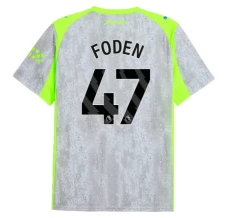 Maillot de Foot Manchester City Foden 47 Tenue Third 2025/26