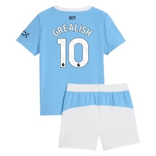 Maillot de Foot Manchester City Grealish 10 Enfant Tenue Domicile 2025/26 Maillot de Foot Manchester City Grealish 10 Enfant Tenue Domicile 2025/26