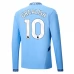 Maillot de Foot Manchester City Grealish 10 Tenue Domicile 2024/25 Manche Longue