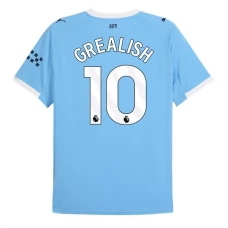 Maillot de Foot Manchester City Grealish 10 Tenue Domicile 2025/26
