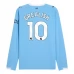 Maillot de Foot Manchester City Grealish 10 Tenue Domicile 2025/26 Manche Longue