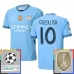 Maillot de Foot Manchester City Grealish 10 Tenue Domicile Champions League With Patch 2024/25