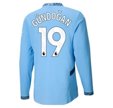 Maillot de Foot Manchester City Gündoğan 19 Tenue Domicile 2024/25 Manche Longue
