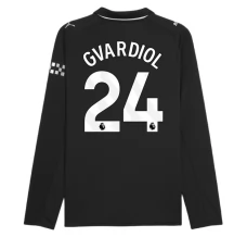 Maillot de Foot Manchester City Gvardiol 24 Tenue Extérieur 2025/26 Manche Longue Maillot de Foot Manchester City Gvardiol 24 Tenue Extérieur 2025/26 Manche Longue