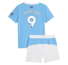 Maillot de Foot Manchester City Haaland 9 Enfant Tenue Domicile 2025/26
