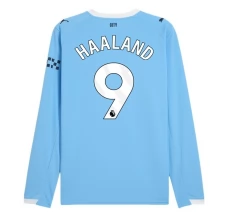 Maillot de Foot Manchester City Haaland 9 Tenue Domicile 2025/26 Manche Longue