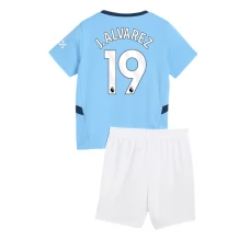 Maillot de Foot Manchester City J. Alvarez 19 Enfant Tenue Domicile 2024/25 Maillot de Foot Manchester City J. Alvarez 19 Enfant Tenue Domicile 2024/25