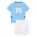 Maillot de Foot Manchester City J. Alvarez 19 Enfant Tenue Domicile 2024/25
