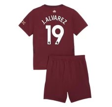 Maillot de Foot Manchester City J.Alvarez 19 Enfant Tenue Third 2024/25 Maillot de Foot Manchester City J.Alvarez 19 Enfant Tenue Third 2024/25