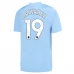 Maillot de Foot Manchester City J. Alvarez 19 Tenue Domicile 2023/24