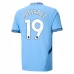 Maillot de Foot Manchester City J. Alvarez 19 Tenue Domicile 2024/25