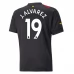 Maillot de Foot Manchester City J. Alvarez 19 Tenue Extérieur 2022/23