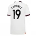Maillot de Foot Manchester City J. Alvarez 19 Tenue Extérieur 2023/24