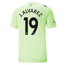 Maillot de Foot Manchester City J. Alvarez 19 Tenue Third 2022/23 Maillot de Foot Manchester City J. Alvarez 19 Tenue Third 2022/23