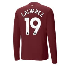 Maillot de Foot Manchester City J.Alvarez 19 Tenue Third 2024/25 Manche Longue Maillot de Foot Manchester City J.Alvarez 19 Tenue Third 2024/25 Manche Longue