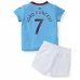 Maillot de Foot Manchester City Joao Cancelo 7 Enfant Tenue Domicile 2022/23