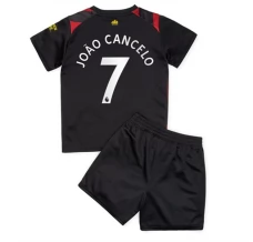 Maillot de Foot Manchester City Joao Cancelo 7 Enfant Tenue Extérieur 2022/23
