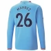 Maillot de Foot Manchester City Mahrez 26 Tenue Domicile 2022/23 Manche Longue
