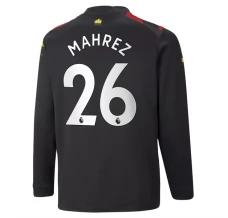 Maillot de Foot Manchester City Mahrez 26 Tenue Extérieur 2022/23 Manche Longue