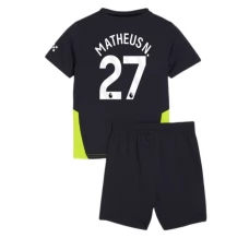 Maillot de Foot Manchester City Matheus N. 27 Enfant Tenue Extérieur 2024/25 Maillot de Foot Manchester City Matheus N. 27 Enfant Tenue Extérieur 2024/25