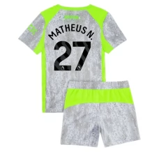 Maillot de Foot Manchester City Matheus N. 27 Enfant Tenue Third 2025/26 Maillot de Foot Manchester City Matheus N. 27 Enfant Tenue Third 2025/26