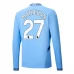 Maillot de Foot Manchester City Matheus N. 27 Tenue Domicile 2024/25 Manche Longue