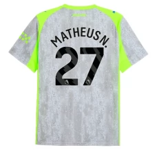 Maillot de Foot Manchester City Matheus N. 27 Tenue Third 2025/26 Maillot de Foot Manchester City Matheus N. 27 Tenue Third 2025/26