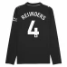 Maillot de Foot Manchester City Reijnders 4 Tenue Extérieur 2025/26 Manche Longue