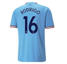 Maillot de Foot Manchester City Rodrigo 16 Tenue Domicile 2022/23